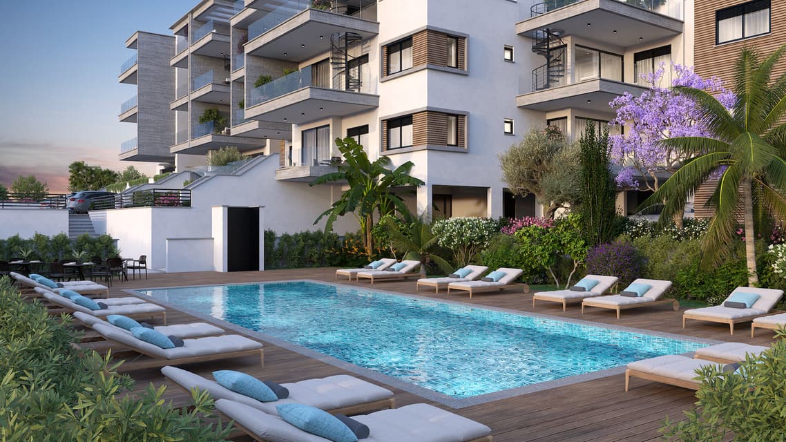 Modern 2 Bedroom Apartment in Limassol, Germasogeia